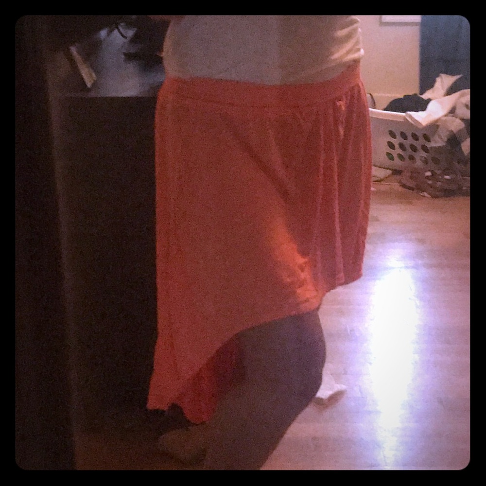 Orange skirt